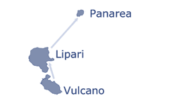 Costa orientale di Vulcano e Lipari, Cala Pomice, Panarea